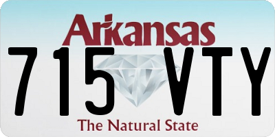 AR license plate 715VTY