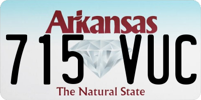 AR license plate 715VUC