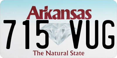 AR license plate 715VUG
