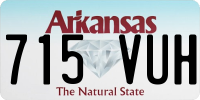 AR license plate 715VUH