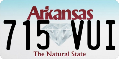 AR license plate 715VUI