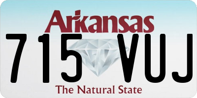 AR license plate 715VUJ