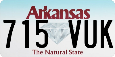 AR license plate 715VUK