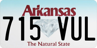 AR license plate 715VUL