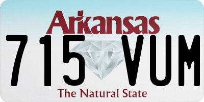 AR license plate 715VUM