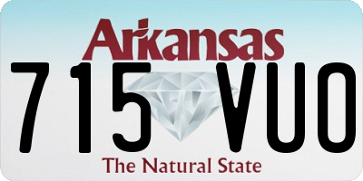 AR license plate 715VUO