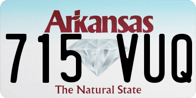 AR license plate 715VUQ