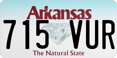 AR license plate 715VUR