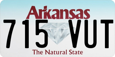 AR license plate 715VUT