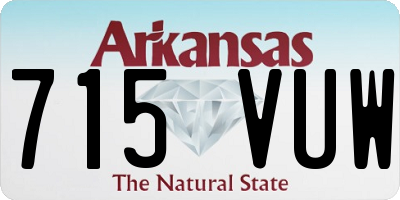 AR license plate 715VUW