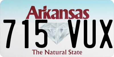 AR license plate 715VUX