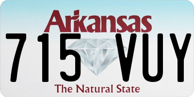 AR license plate 715VUY
