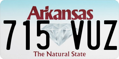 AR license plate 715VUZ