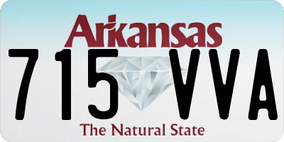 AR license plate 715VVA
