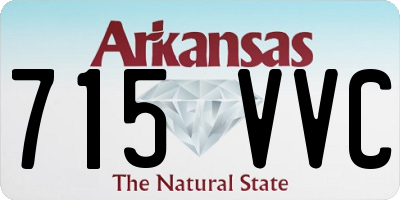 AR license plate 715VVC