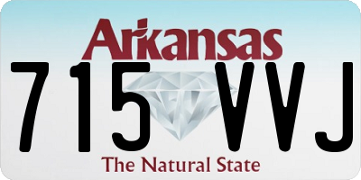 AR license plate 715VVJ