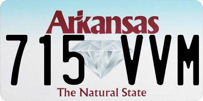 AR license plate 715VVM