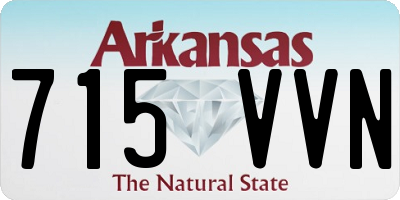 AR license plate 715VVN