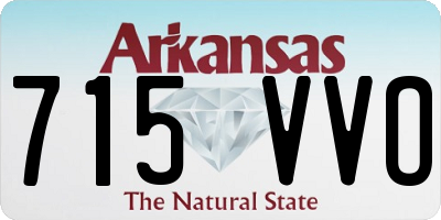 AR license plate 715VVO