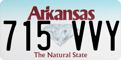 AR license plate 715VVY