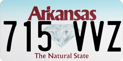 AR license plate 715VVZ