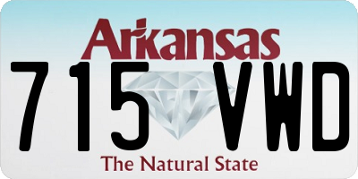 AR license plate 715VWD