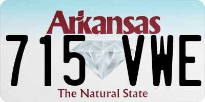 AR license plate 715VWE