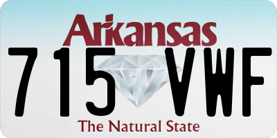 AR license plate 715VWF