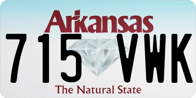 AR license plate 715VWK