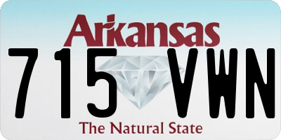 AR license plate 715VWN