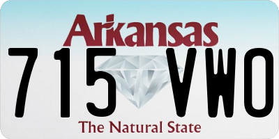 AR license plate 715VWO