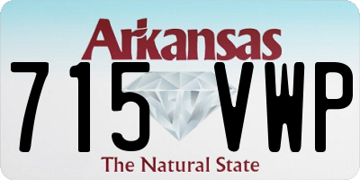AR license plate 715VWP