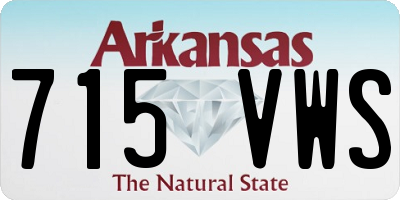 AR license plate 715VWS