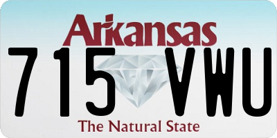 AR license plate 715VWU