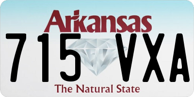 AR license plate 715VXA
