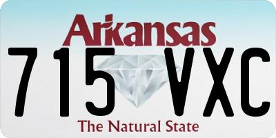 AR license plate 715VXC