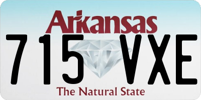 AR license plate 715VXE