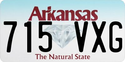 AR license plate 715VXG