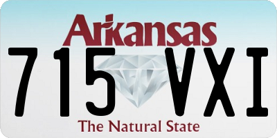 AR license plate 715VXI