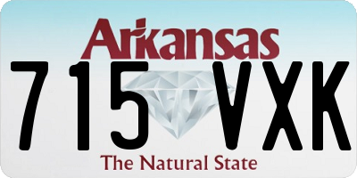 AR license plate 715VXK