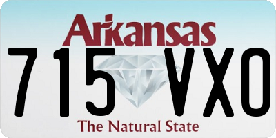 AR license plate 715VXO