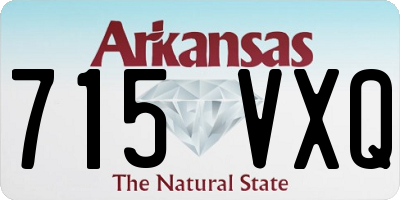 AR license plate 715VXQ