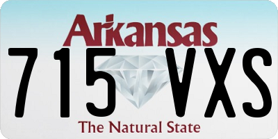 AR license plate 715VXS
