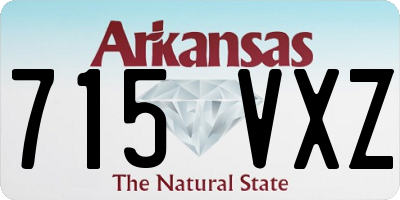 AR license plate 715VXZ