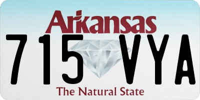 AR license plate 715VYA