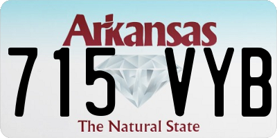 AR license plate 715VYB