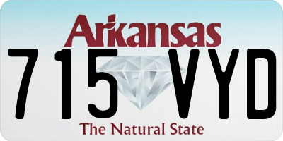 AR license plate 715VYD