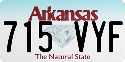 AR license plate 715VYF