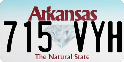 AR license plate 715VYH