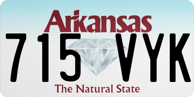 AR license plate 715VYK